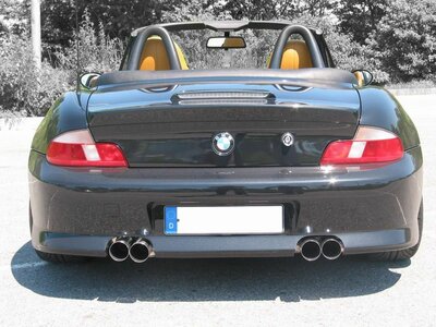 BMW Z3 2.0l/2.8l einddemper Eisenmann
