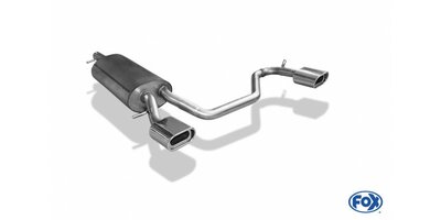 Fox uitlaat VW Passat 3B/ 3BG einddemper uitgang rechts/links - 135x80 Typ 53 rechts/links