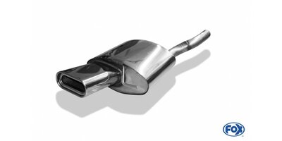 Fox uitlaat VW Passat 3C/ 3C CC einddemper &Oslash; 63.5mm - 160x80 Typ 53