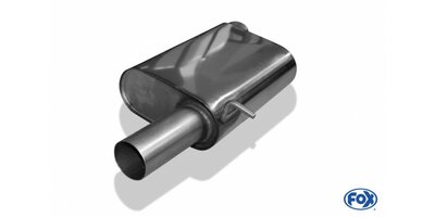 Fox uitlaat VW Golf 7 Variant R - 4-Motion voordemper