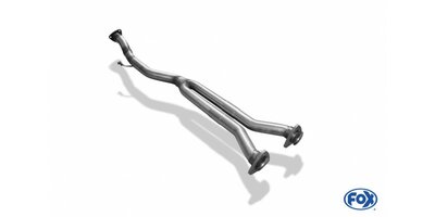 Audi 80/90 89 quattro voordemper vervangende pijp voor Modelen met korte Kat (totale lengte flens/ flens ca. 1.9m)
