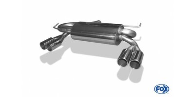 Audi A3  8L quattro einddemper uitgang rechts/links &Oslash;  63.5mm - 2x76  12 rechts/links