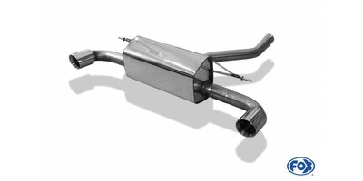 BMW F20/F21 - 120d einddemper dwars uitgang rechts/links - 1x90  25 rechts/links