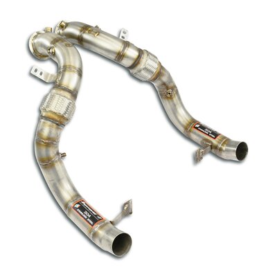 Supersprint Turbo downpipe kit Right - Left (Replaces catalytic converter)Accepts the stock &quot;Cat.-Back&quot; system ALPINA B5 (G30) Sedan 4.4i V8 Bi-Turbo 4x4 (608 Hp - models with OPF) 2017 -&gt;