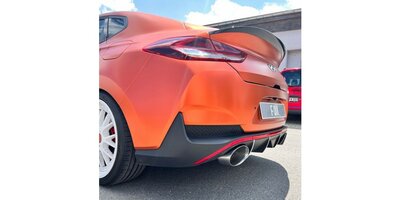 Hyundai i30N Fastback Facelift eindpijpen passend voor de originele einddemper - 160x130 Typ 38 rechts/links