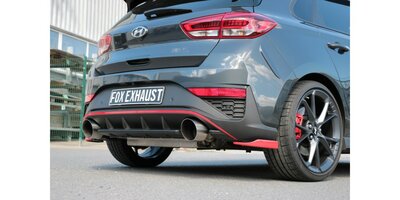 Hyundai i30N Facelift eindpijpen passend voor de originele einddemper - 1x130 type 14 rechts/links