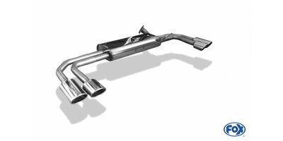 Mercedes Vito/ Viano - W639 (niet Compact) einddemper dwars uitgang rechts/links  - 2x115x85 Typ 32 rechts/links