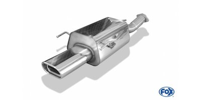 Opel Zafira A OPC einddemper 70mm - 135x80 Typ 53