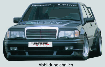 Rieger Tuning voorbumper Mercedes 190 [W201] Sedan zonder mistlichtopening, voor standaard grill