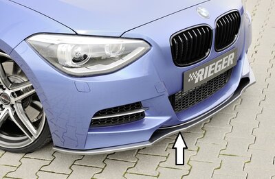Rieger Tuning voorsplitter BMW 1-serie F20 voor originele M-Technic voorbumper