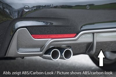 Rieger Tuning diffuser BMW 4-Serie F32/33/36 alleen voor M-Serie achterbumper