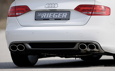 Rieger Tuning diffuser Carbon look Audi A4 [B8]