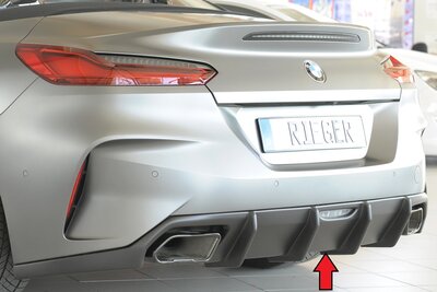 Rieger Tuning diffuser BMW Z4 G29 voor originele M-Sport-pakket achterskirt