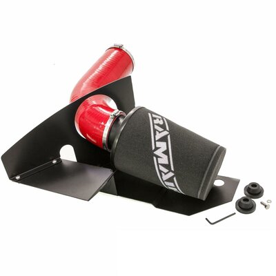 Red Ramair Luchtfilter &amp; Hitteschild Inductie Inlaat Kit EA888 2.0 TSI TFSI Audi A3 (8P), Skoda Octavia (1Z), Seat Leon (1P), VW Golf GTI (mk6), VW Scirocco