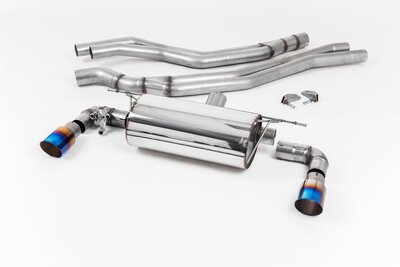 Milltek Cat-back BMW 1 Serie M140i 3 &amp; 5 Deurs (F20 &amp; F21 LCI&sbquo; Non-OPF &amp; Geen xDrive)