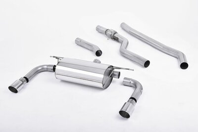 Milltek Cat-back BMW 3 Serie F30 328i M Sport Automaat (zonder trekhaak&sbquo; Geen xDrive &amp; N20 Motor)