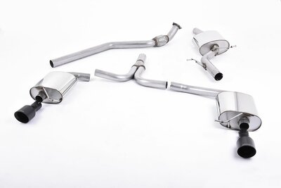 Milltek Cat-back Audi A4 2.0 TFSI S line B8 (2WD En quattro handgeschakeld) Sedan &amp; Avant