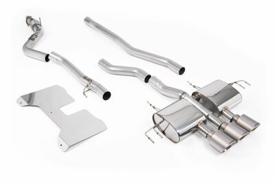 Milltek Cat-back Honda / Acura Civic Type R FL5 2.0 i-VTEC (Both OPF/GPF &amp; Non OPF/GPF Modellen)