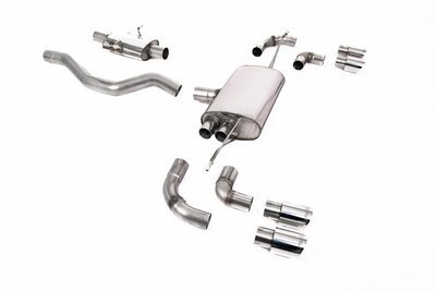 Milltek Particulate Filter-back Land Rover / Range Rover Defender 90 2.0 I4 P300 &amp; P400e (OPF/GPF En Non-OPF/GPF modellen)