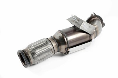 Milltek Large Bore Downpipe and Hi-Flow Sports Cat Ford Fiesta Mk7/Mk7.5 ST 1.6 Liter EcoBoost 182pk &amp; ST200