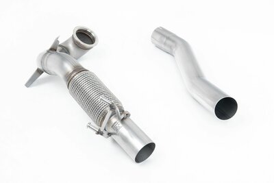 Milltek Large-bore Downpipe and De-cat Volkswagen Golf MK7.5 GTi (Performance Pack Modellen &amp; Non OPF/GPF modellen)