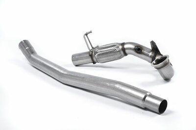 Milltek Large-bore Downpipe and De-cat Volkswagen Golf MK7.5 GTi (Performance Pack Modellen &amp; Non OPF/GPF modellen)
