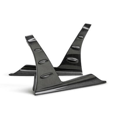 MB-stijl Carbon voorskirtverlengingen voor de Honda Civic Type-R 2023-2024