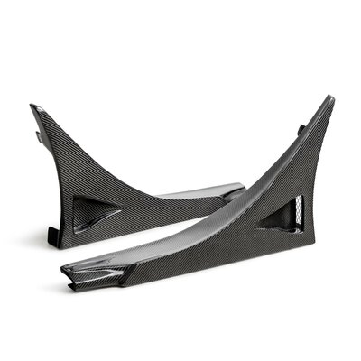 MB-stijl Carbon achterskirtverlengingen voor de Honda Civic Type-R 2023-2024
