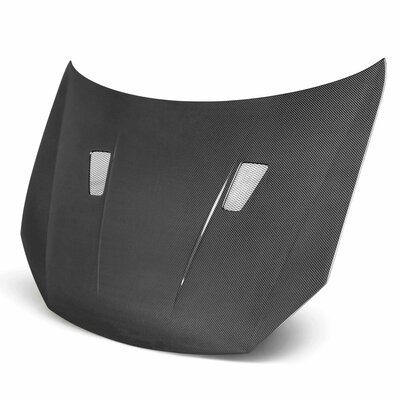 Motorkap van Carbon in TM-stijl voor VW Golf / GTI 2010-2014 (geschoren)