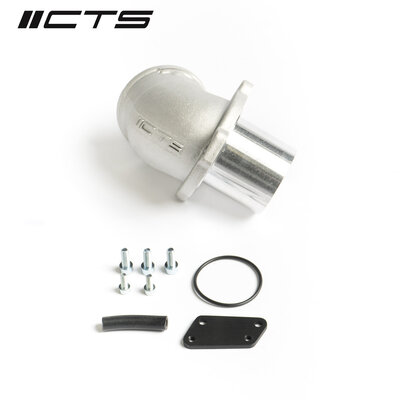 CTS Turbo Cast High Flow Muffler delete &ndash; Turbo outlet - VAG
