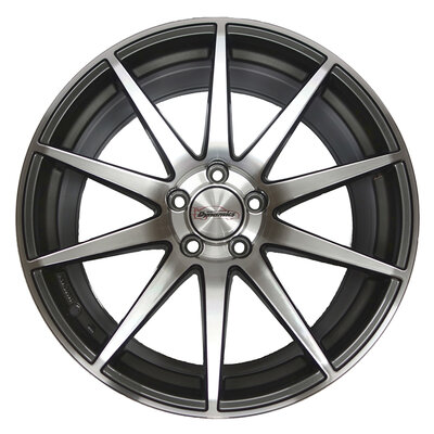 Team Dynamics GTX Gloss Graphite (front polished) 8.5 x 19-inch