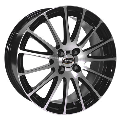 Team Dynamics Jet GT Gloss Black  (front polished) 7,5 x 18-inch