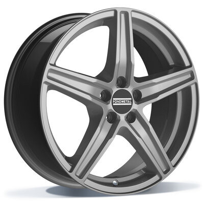 Fondmetal 8100 - GLOSSY SILVER - 6.50J x 16inch ET50 5x114.3 naaf 75.00