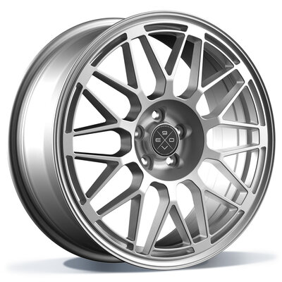 Fondmetal 9EVO - GLOSSY SILVER - 9J x 20inch ET42 5x112 naaf 66.50