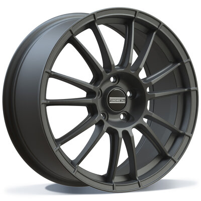 Fondmetal 9RR - MATT TITANIUM - 9J x 19inch ET49 5x108 naaf 63.34