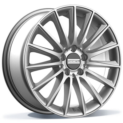 Fondmetal AIDON (FMI04) - GLOSSY SILVER - 8J x 18inch ET38 5x112 naaf 66.5