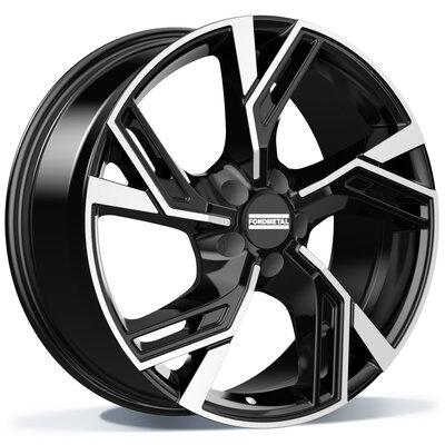Fondmetal ATENA (FMI07) - GLOSSY BLACK MACHINED - 9J x 21inch ET33 5x112 naaf 66.50