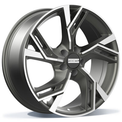 Fondmetal ATENA (FMI07) - GLOSSY TITANIUM MACHINED - 8J x 19inch ET47 5x112 naaf 66.50