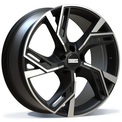 Fondmetal ATENA (FMI07) - MATT BLACK MACHINED - 8J x 18inch ET42 5x108 naaf 63.4