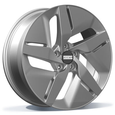 Fondmetal E-JOULE (FMI10) - GLOSSY SILVER - 9.50J x 20inch ET45 5x114.3 naaf 64.10