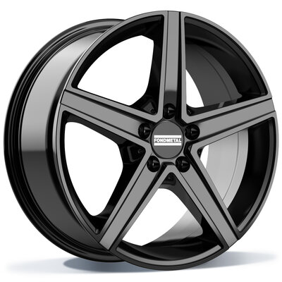 Fondmetal IOKE (FMI03) - GLOSSY BLACK - 8J x 18inch ET38 5x112 naaf 66.5
