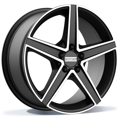 Fondmetal IOKE (FMI03) - MATT BLACK MACHINED - 8J x 18inch ET38 5x112 naaf 66.5