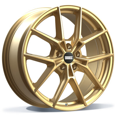 Fondmetal IUPITER (FMI14) - MATT GOLD - 8.5J x 19inch ET21 5x112 naaf 66.5