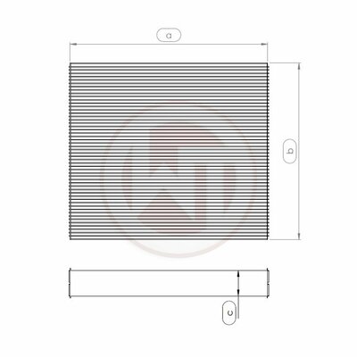 Wagner Tuning Radiator core 524x468x68