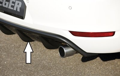 Rieger Tuning diffuser VW Golf 6