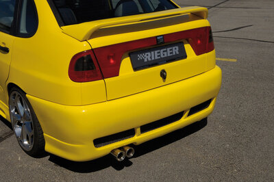 Rieger Tuning uitlaatdemper, zijwaarts verschoven, met st Seat Cordoba