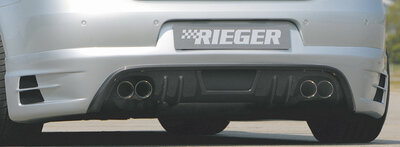Rieger Tuning uitlaatdemper, links/rechts, type 24 VW Eos 1F 1,6l 85kW 2,0l FSI 110kW 2,0l TDI 103kW