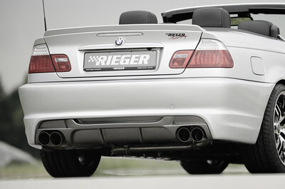 Rieger Tuning uitlaatdemper 4x90mm type 14, BMW E46 BMW 3-serie E46 320/325/330; 2,2l 125kW; 2,5l 141kW; 3,0l 170kW