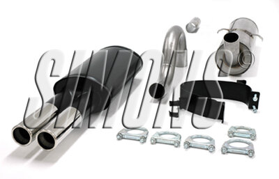 Simons Sportuitlaat Volvo 740/760/ 940 turbo Sedan/estate gl/gle/glt 1985-