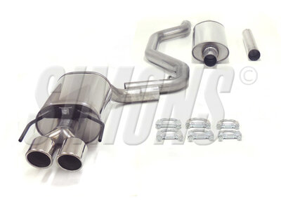 Simons Sportuitlaat Saab 9-3 Cabrio/sportsedan/sportcombi 2004-